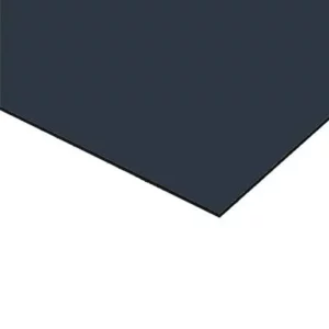 Plaque Aluminium Noir M/B - Mat Brillant